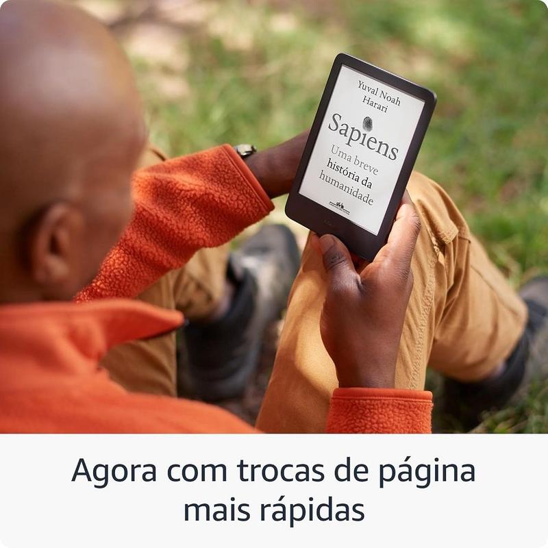 Kindle 11ª (16GB modelo 2024), com Tela Antirreflexo, Luz Frontal